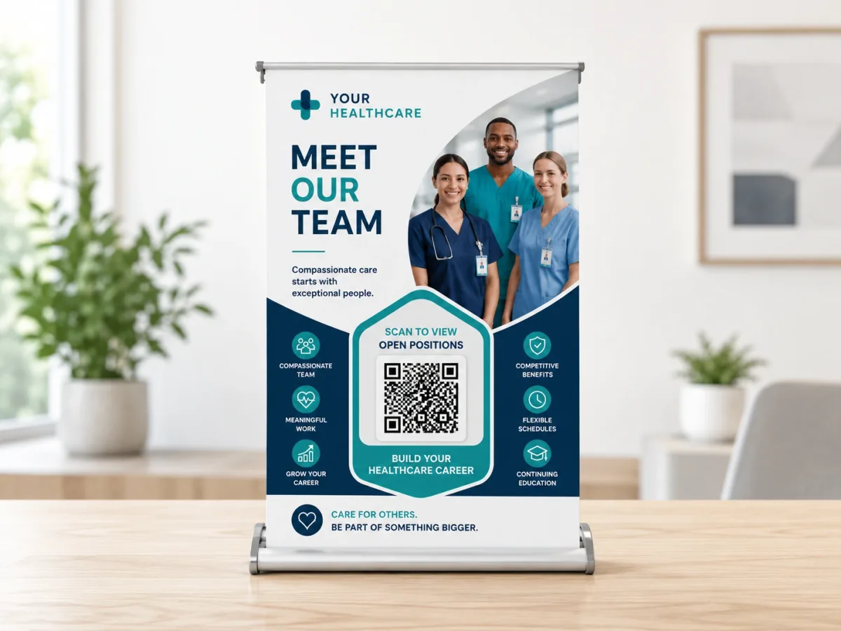 Tabletop Retractable Banner Stands