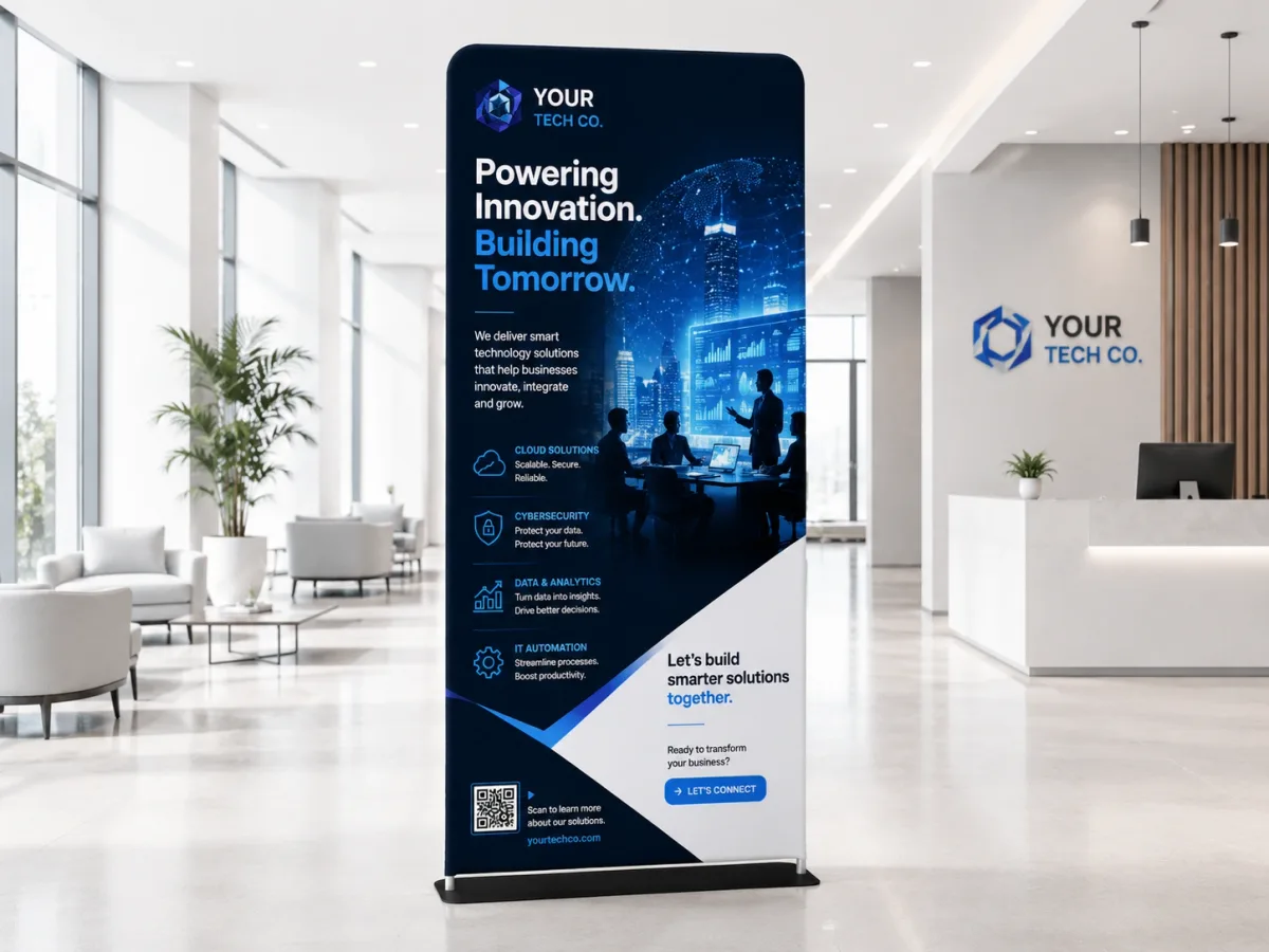 Tension Fabric Banner Stands